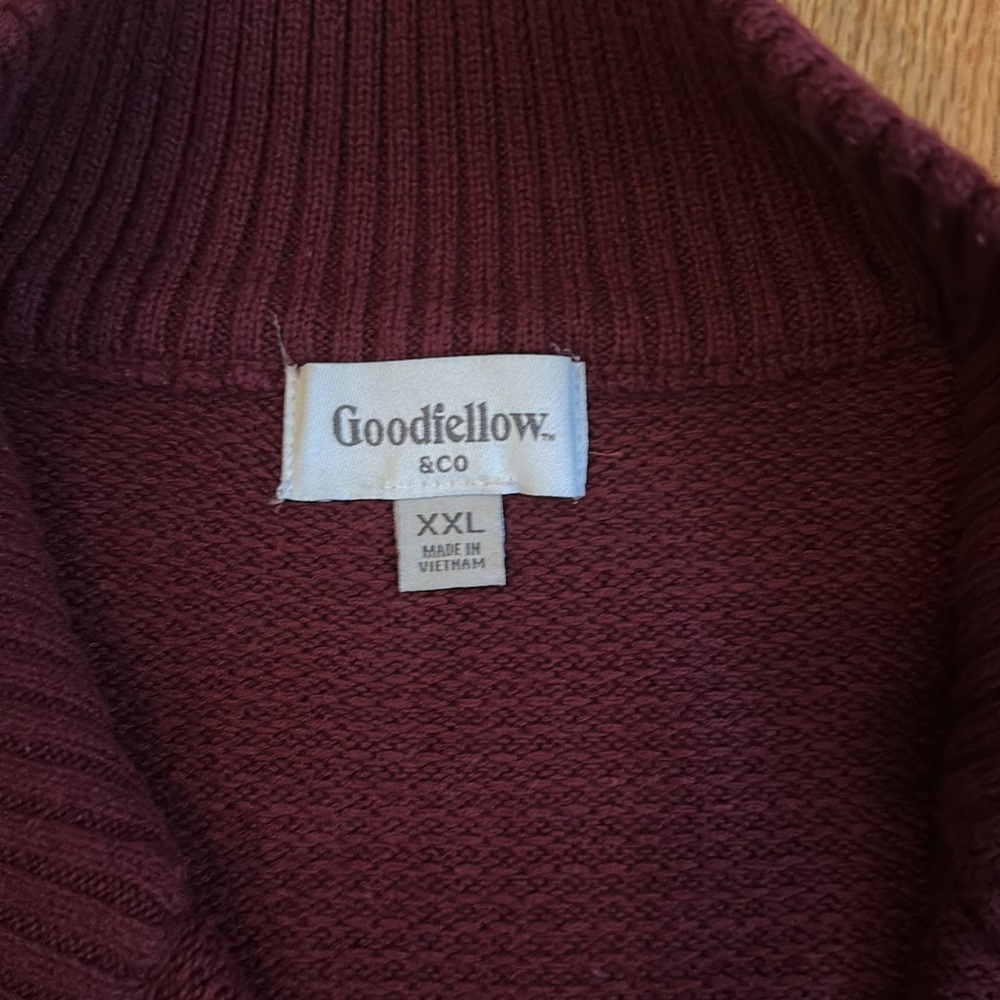 Super Soft Deep Red/Burgundy Pullover Sweater - image 3